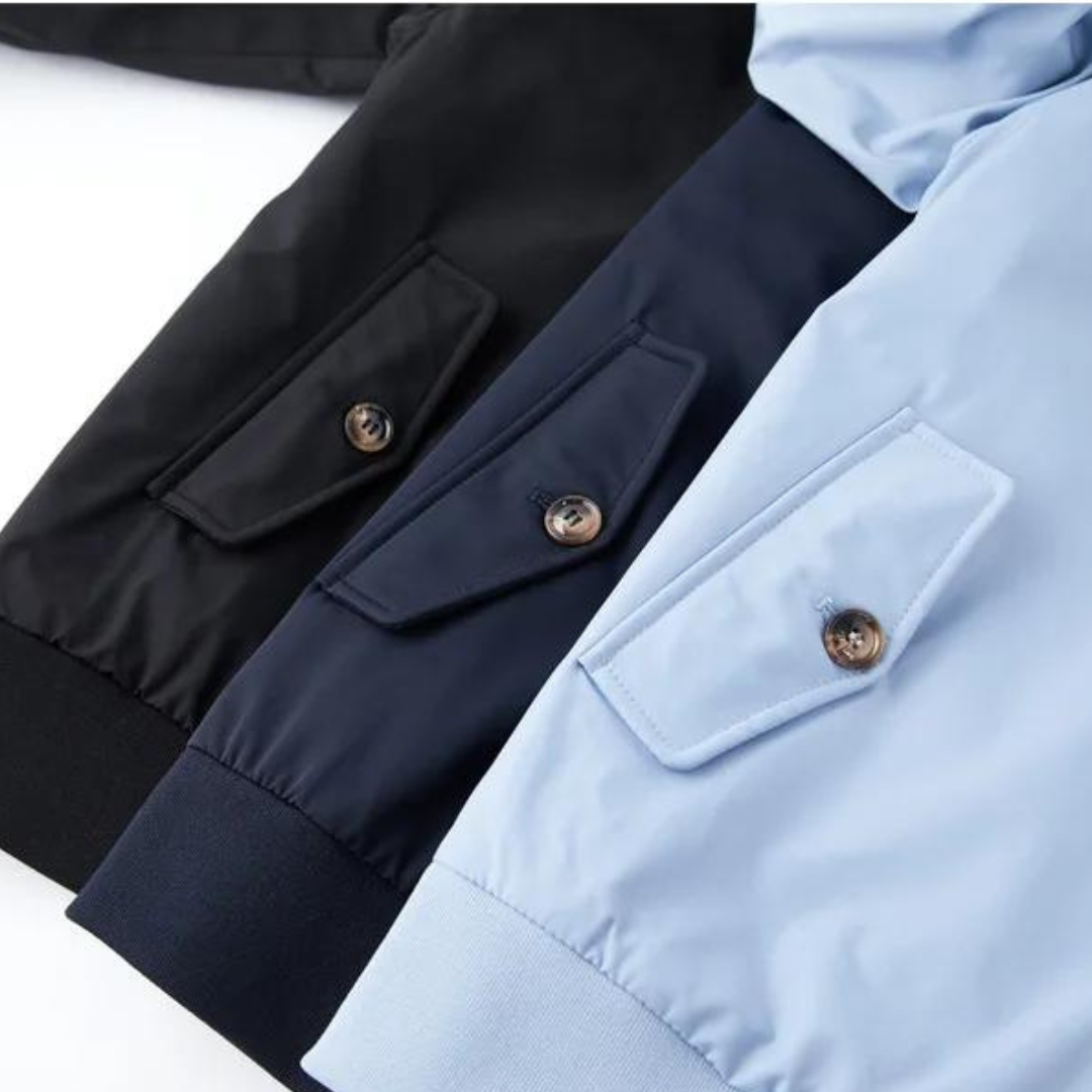 Freizeit Blousonjacke - Mit Stehkragen und Knopfverschluss