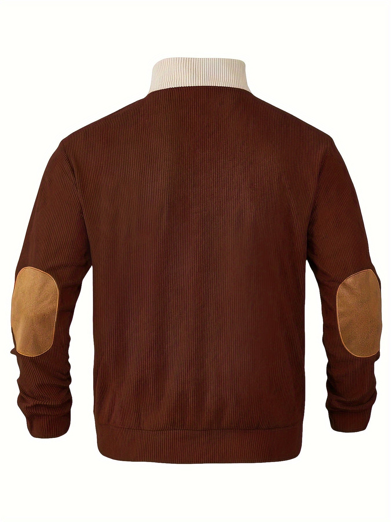 Strickpullover Stehkragen | Knopfleiste Langarm
