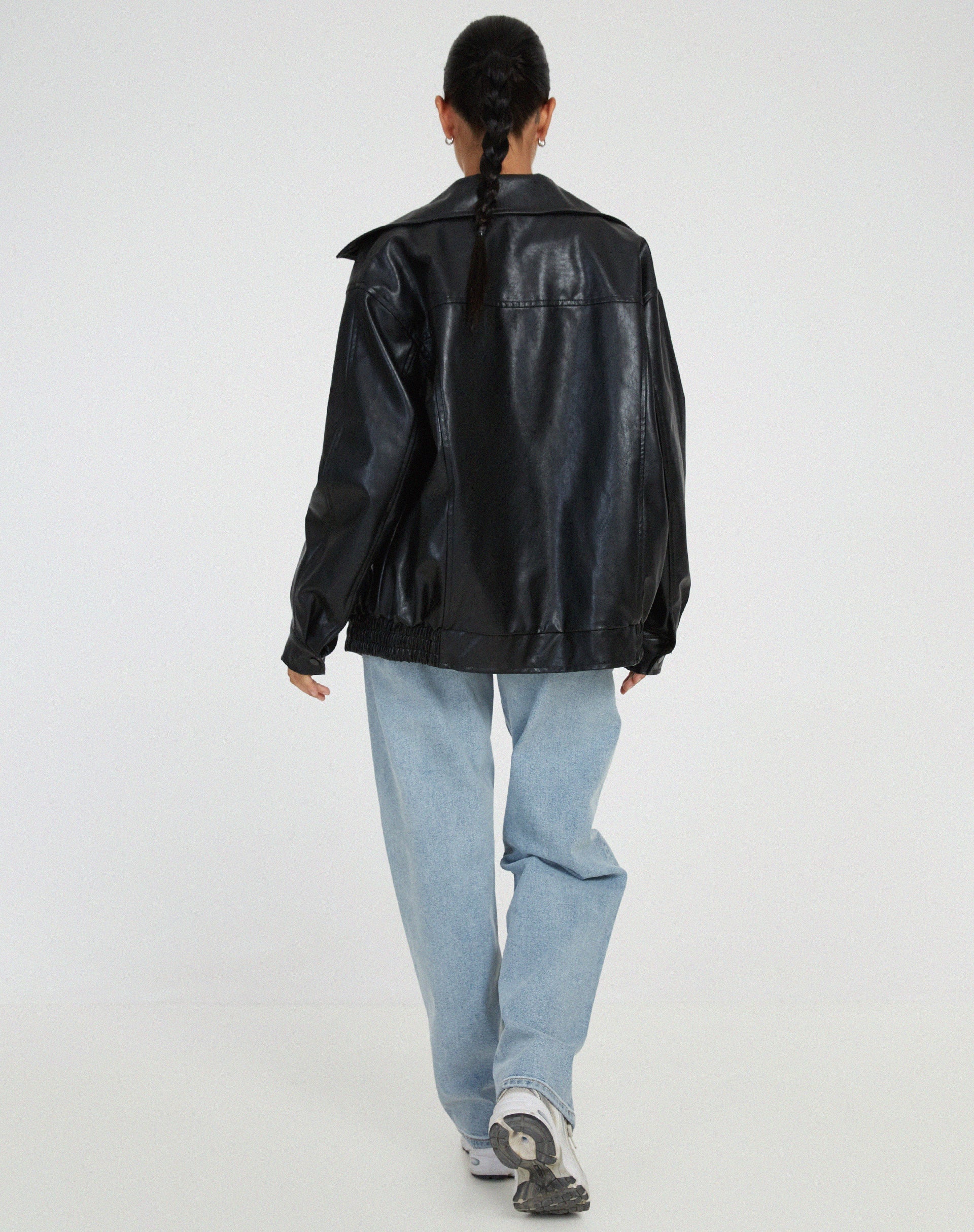 Oversized Übergangsjacke - Mit Kragen und Reißverschluss