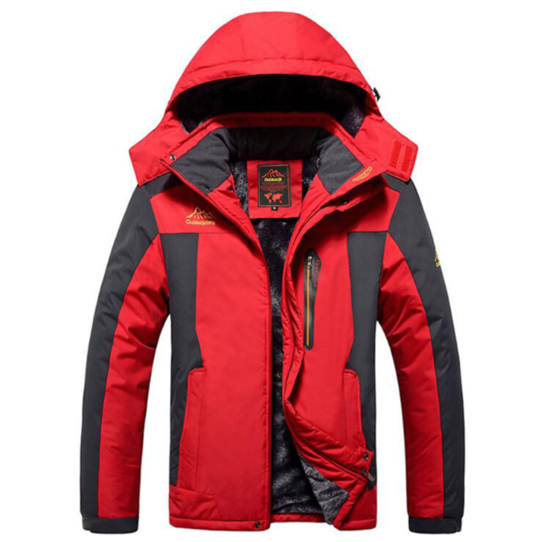 Winterjacke - Kapuze und Reißverschluss