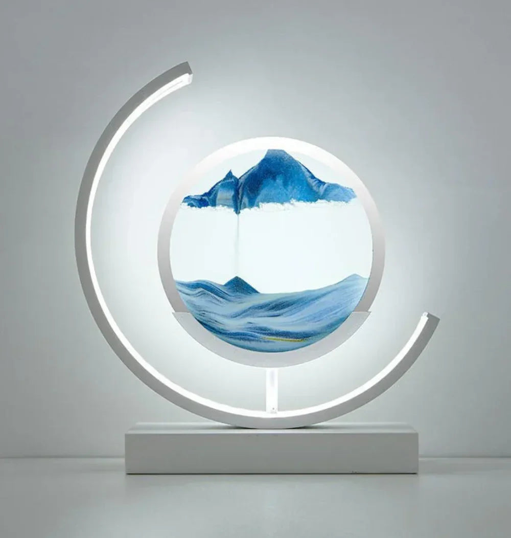 Sandlandschaft Tischlampe Lampe LED | Nachttischlampe Warmweiß Dekorativ