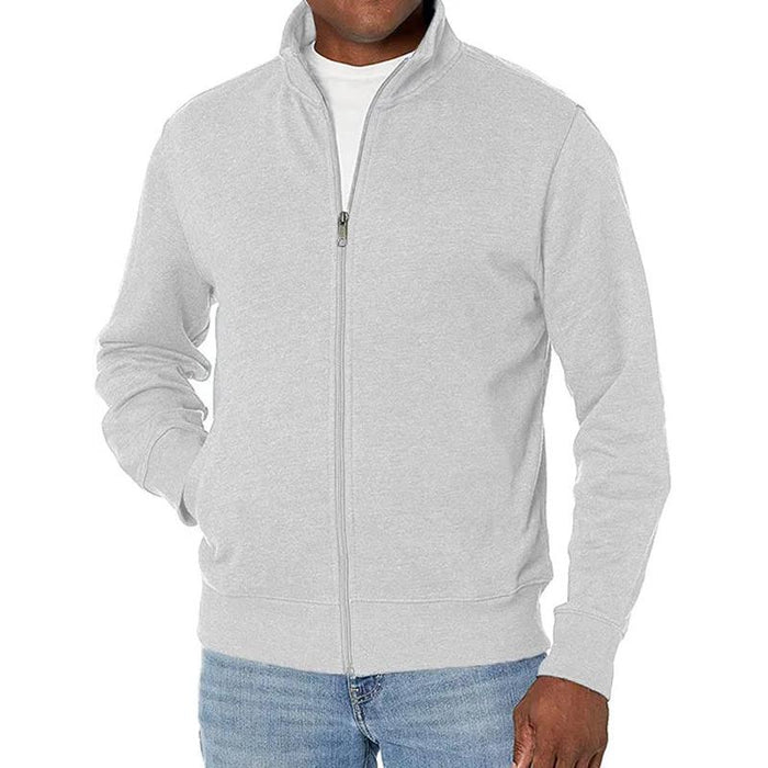 Trackjacke mit Reißverschluss - Schmaler Schnitt und Stehkragen
