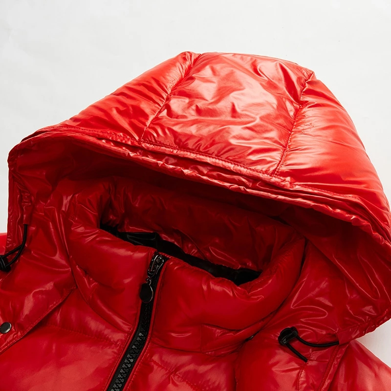 Winter Daunenjacke Herren - Gesteppt mit Kapuze