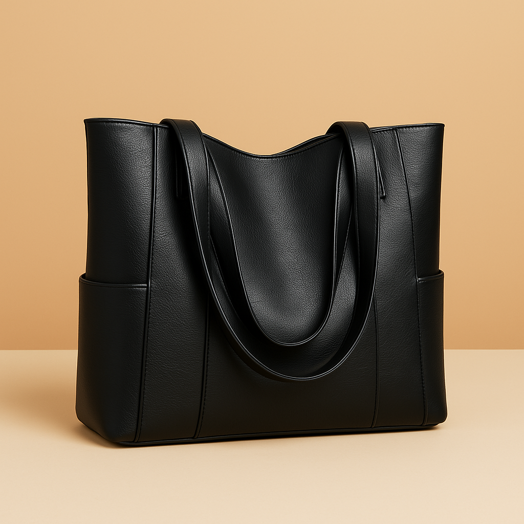 Shopper Tasche - Klassisches Design Mit Seitentaschen