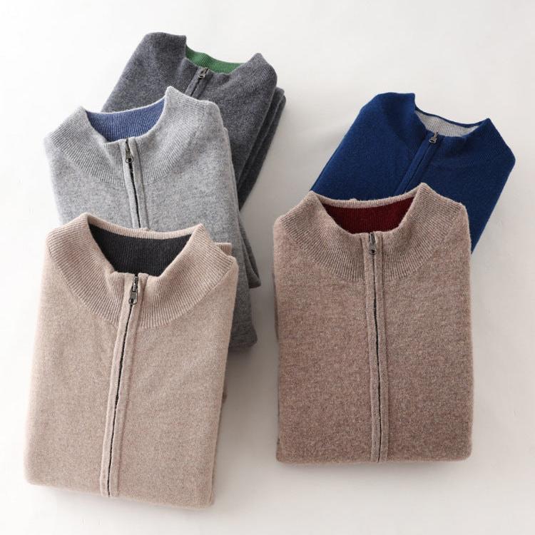 Strickjacke Mit Reißverschluss | Offenes Design