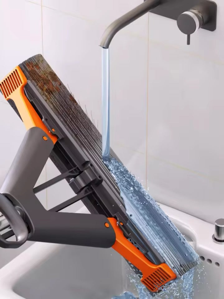 Schwamm Wischmopp | 360° Drehkopf Selbst Auswringend Für Alle Böden