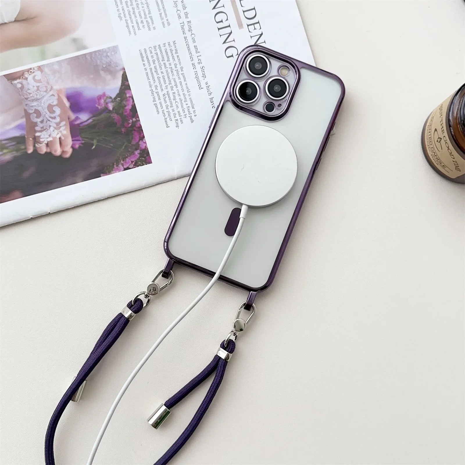 IPhone MagSafe Umhängehülle | Tragegurt Freihändige Nutzung Stoßschutz