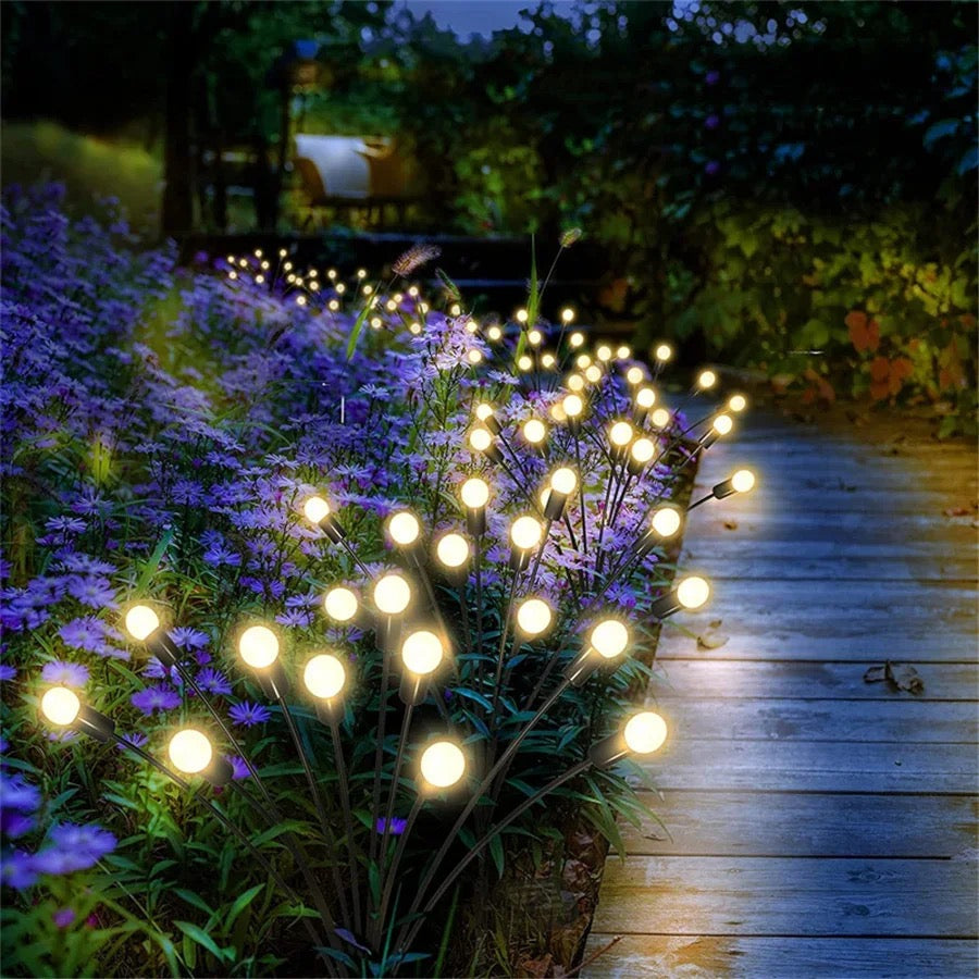 Solar Glühwürmchen Gartenlichter | Im Freien Deko Beleuchtung Für Garten Terrasse Und Balkon