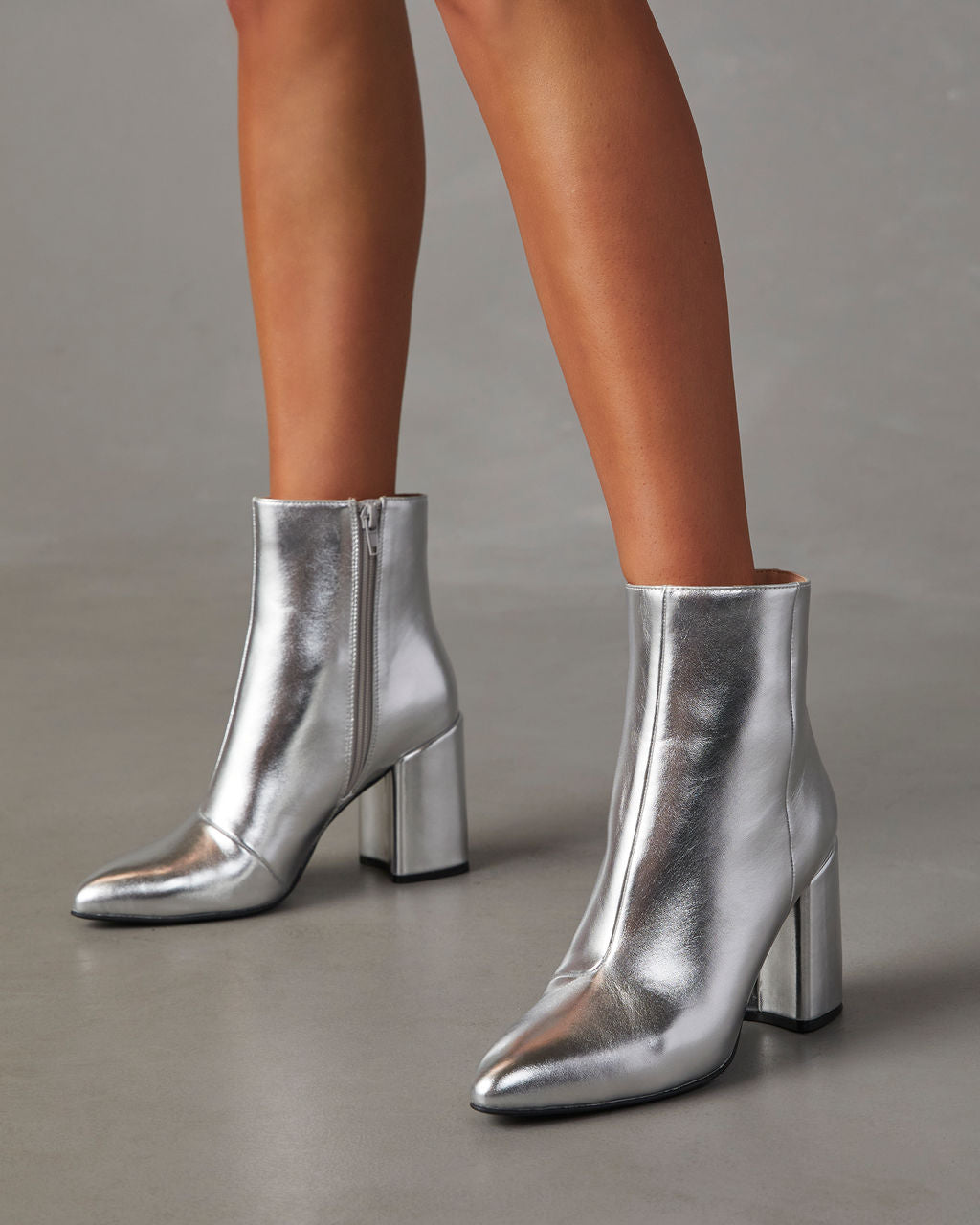 Partystiefel - Blockabsatz mit Reißverschluss