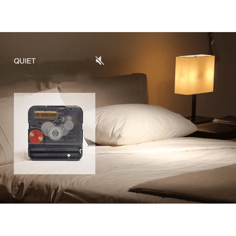 Wanduhr Holz Pendeluhr | Minimalistisch Leise für Wohnzimmer