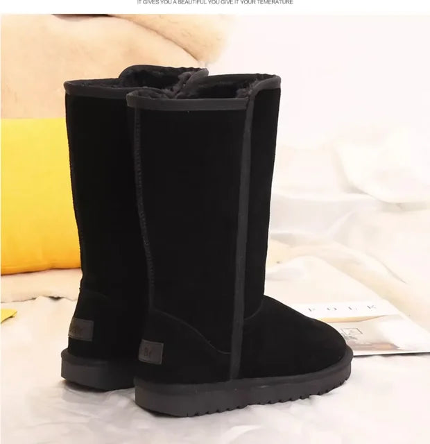 Winterstiefel Damen - Reißverschluss und Schlupfdesign