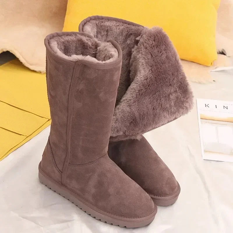 Winterstiefel Damen - Reißverschluss und Schlupfdesign