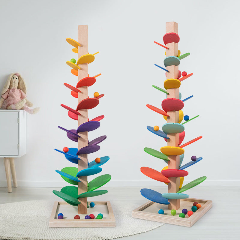 Montessori Murmelbaum | Sensorikspiel Mit Beruhigenden Klängen Fördert Feinmotorik