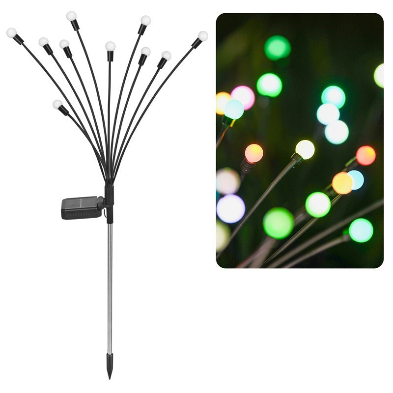 Solar Glühwürmchen Gartenlichter | Im Freien Deko Beleuchtung Für Garten Terrasse Und Balkon