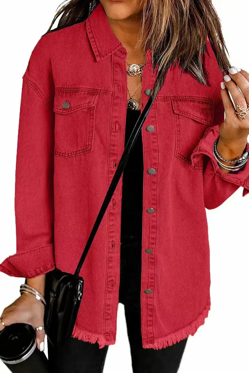 Jeansjacke | Klassischer Oversize Schnitt mit Knöpfen