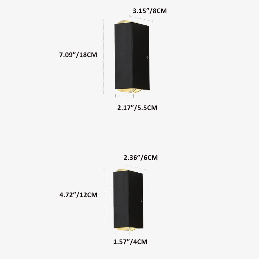 Moderne LED Wasserdichte Wandleuchte Up Down | Modern für Innen und Außen