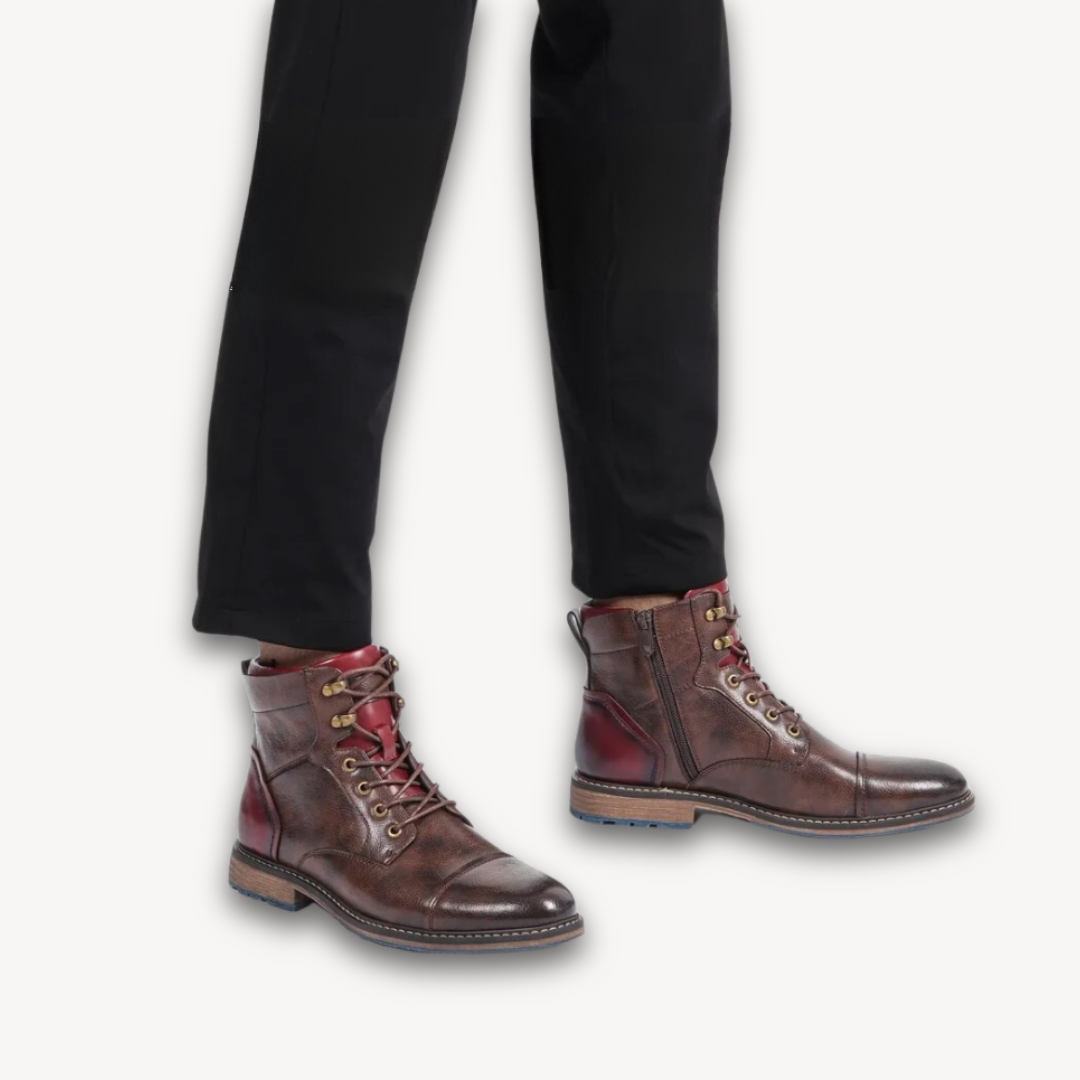 Freizeit Boots - Mit Schnürung und Kontrastdetails