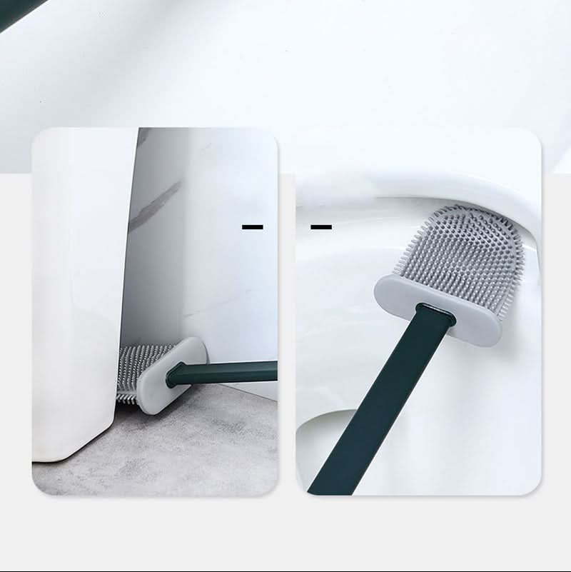 Flexibel Toilettenbürste Mit Wandhalter | Hygienische WC Reinigung Platzsparend