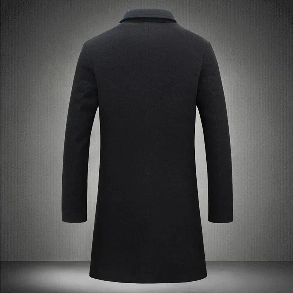Winter Trenchcoat - Langer Schnitt mit Reverskragen