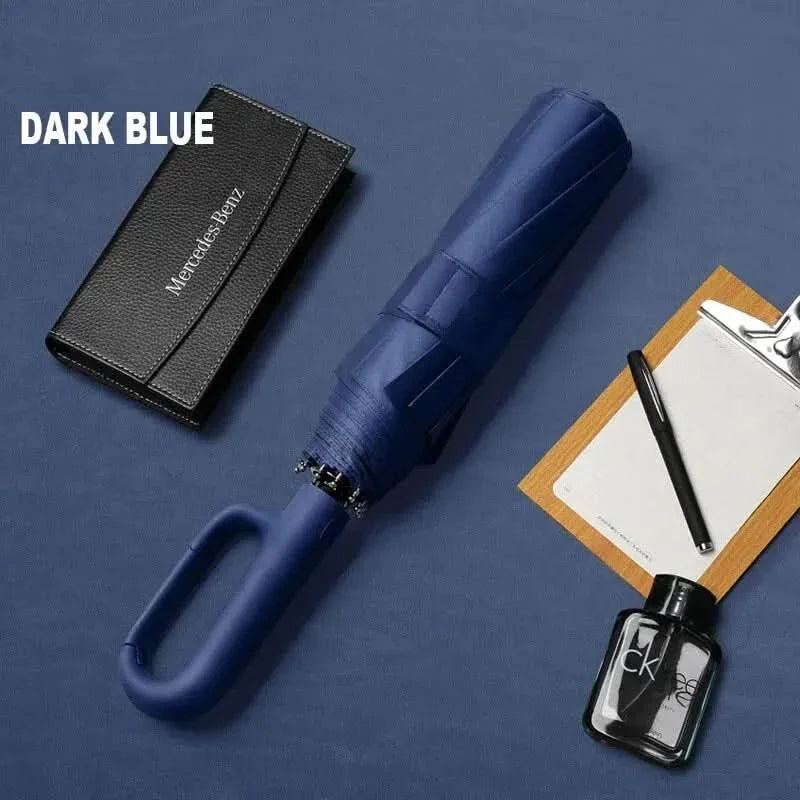 Automatik Regenschirm Winddicht Mit UV Schutz 8 Rippen | Kompakter Taschenschirm Für Regen Und Sonne