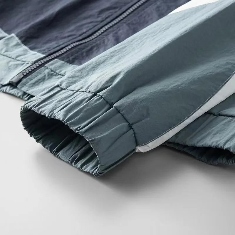 Windbreaker Winterjacke | Kapuzenjacke mit Reißverschluss Jacke