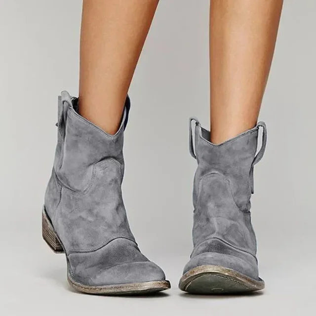Western Stiefeletten - Kurzer Schaft mit Schlupflasche