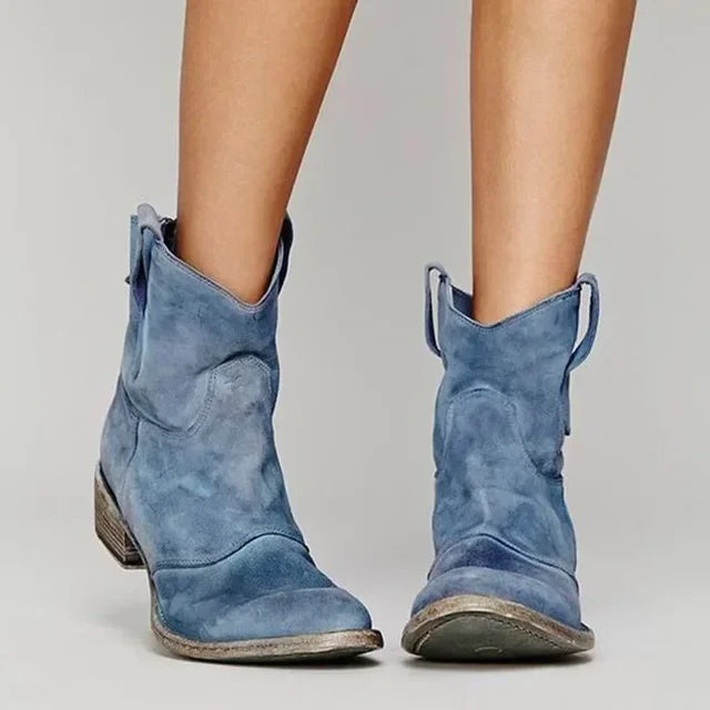 Western Stiefeletten - Kurzer Schaft mit Schlupflasche