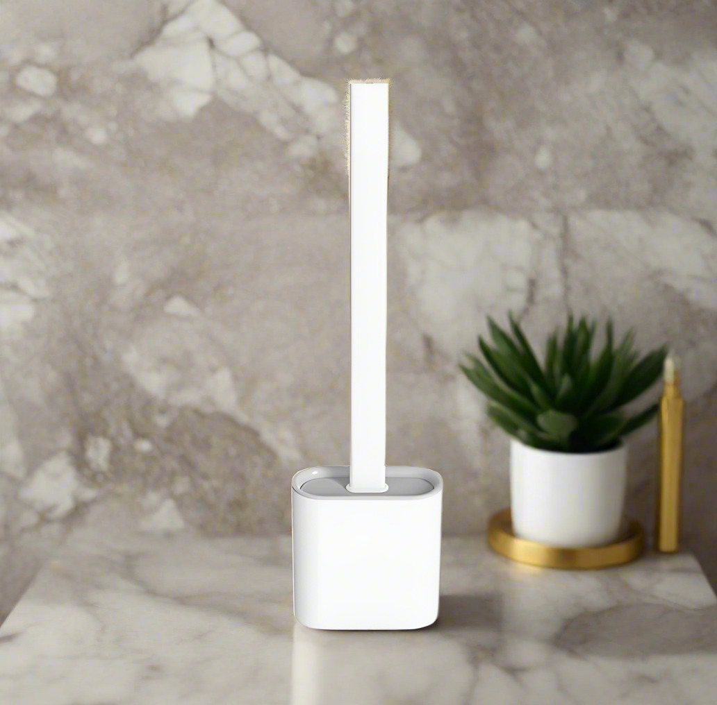 Flexibel Toilettenbürste Mit Wandhalter | Hygienische WC Reinigung Platzsparend