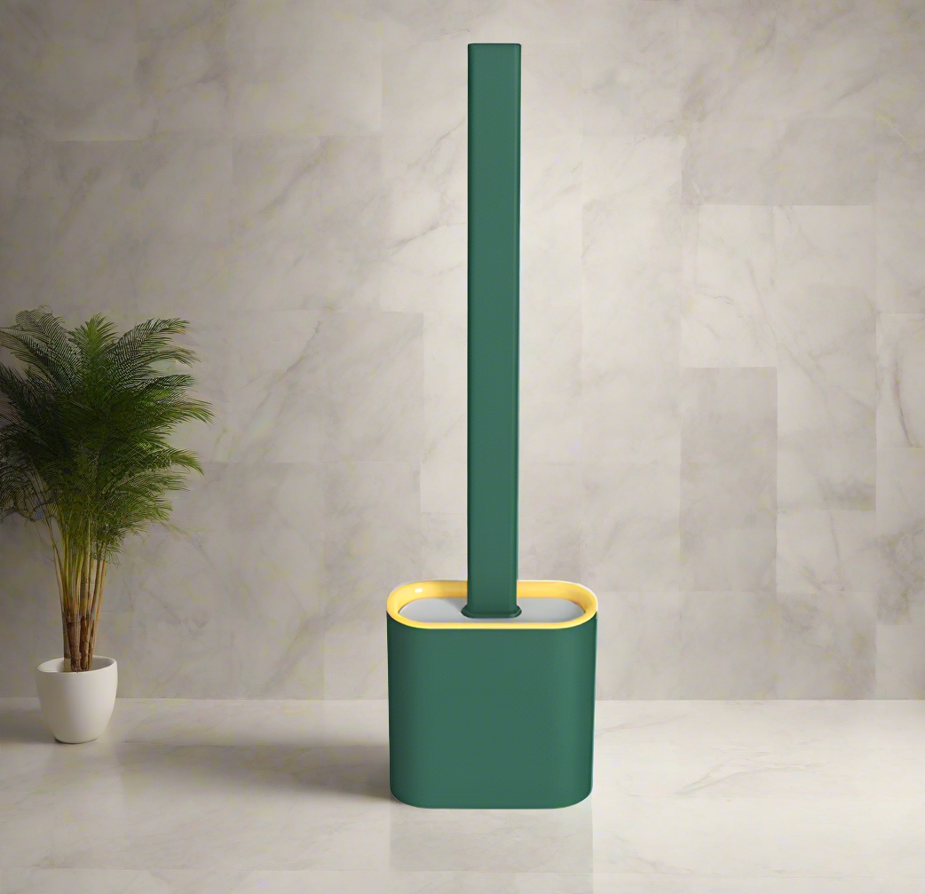 Flexibel Toilettenbürste Mit Wandhalter | Hygienische WC Reinigung Platzsparend