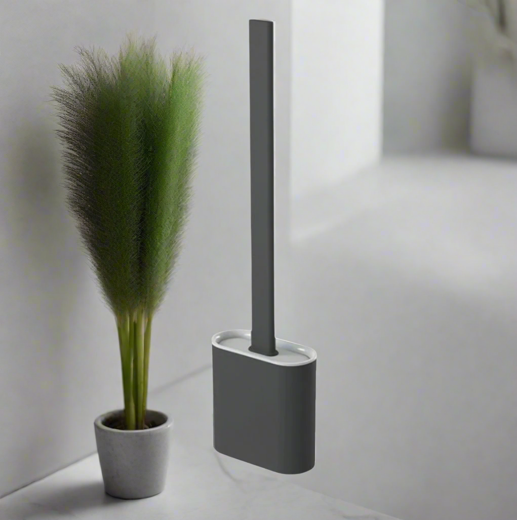 Flexibel Toilettenbürste Mit Wandhalter | Hygienische WC Reinigung Platzsparend