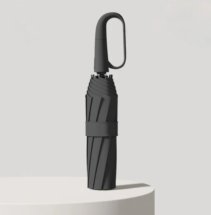 Sturmsicherer Regenschirm | Reflektierende Kante Kompakt Sicher Bei Wind Und Regen