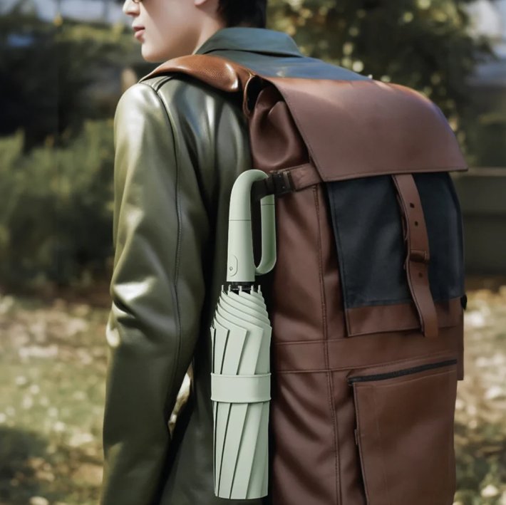 Sturmsicherer Regenschirm | Reflektierende Kante Kompakt Sicher Bei Wind Und Regen