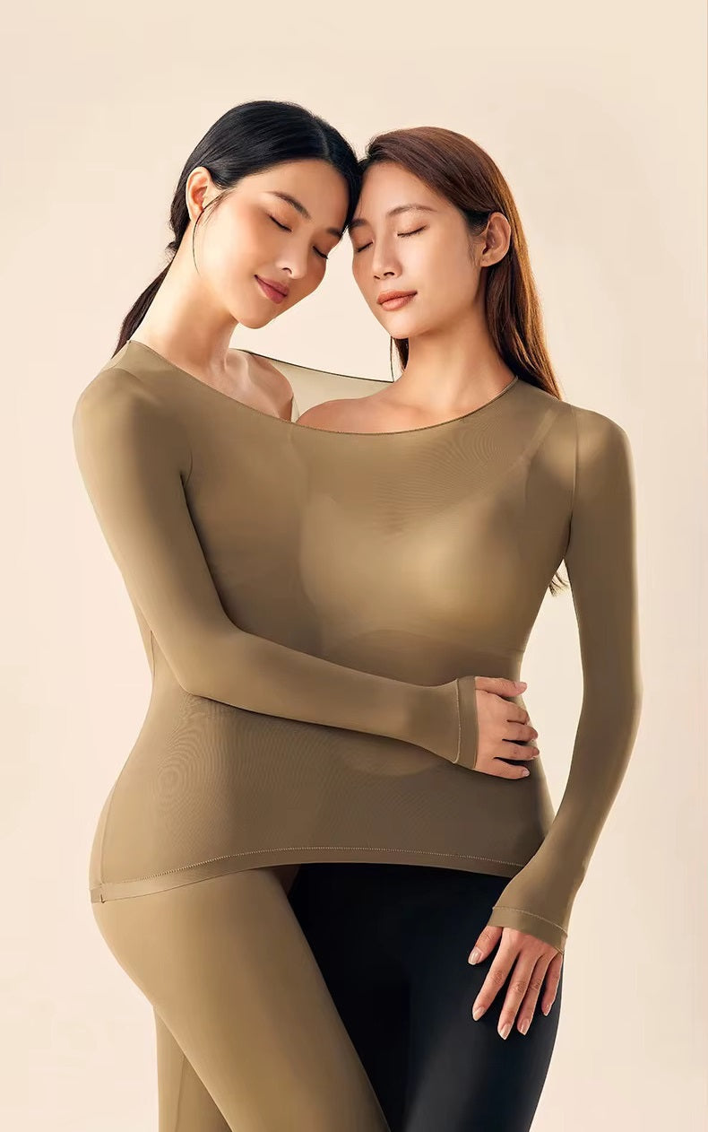 Thermo Unterwäsche Set | Langarmshirt Mit Leggings