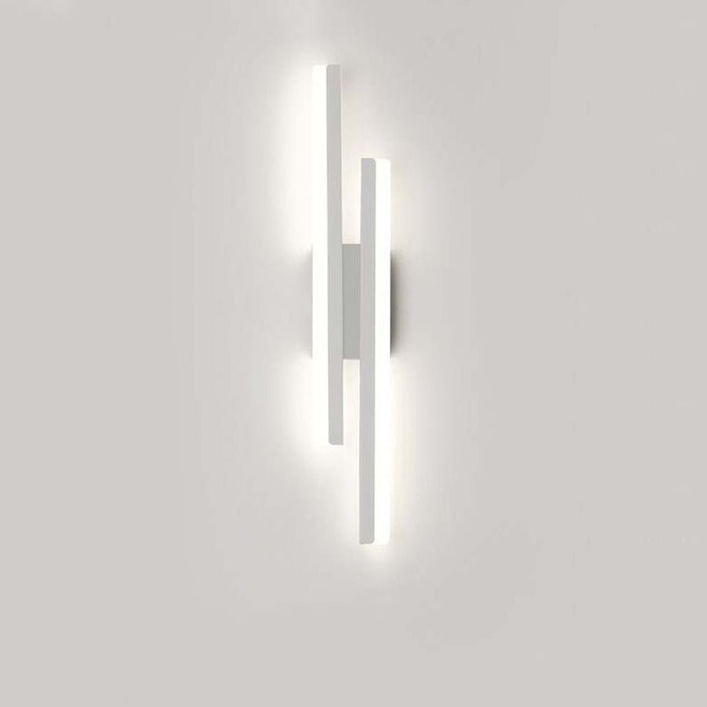 Moderne LED Wandleuchte | Minimalistische Lichtleiste Wand Lampe Streifen