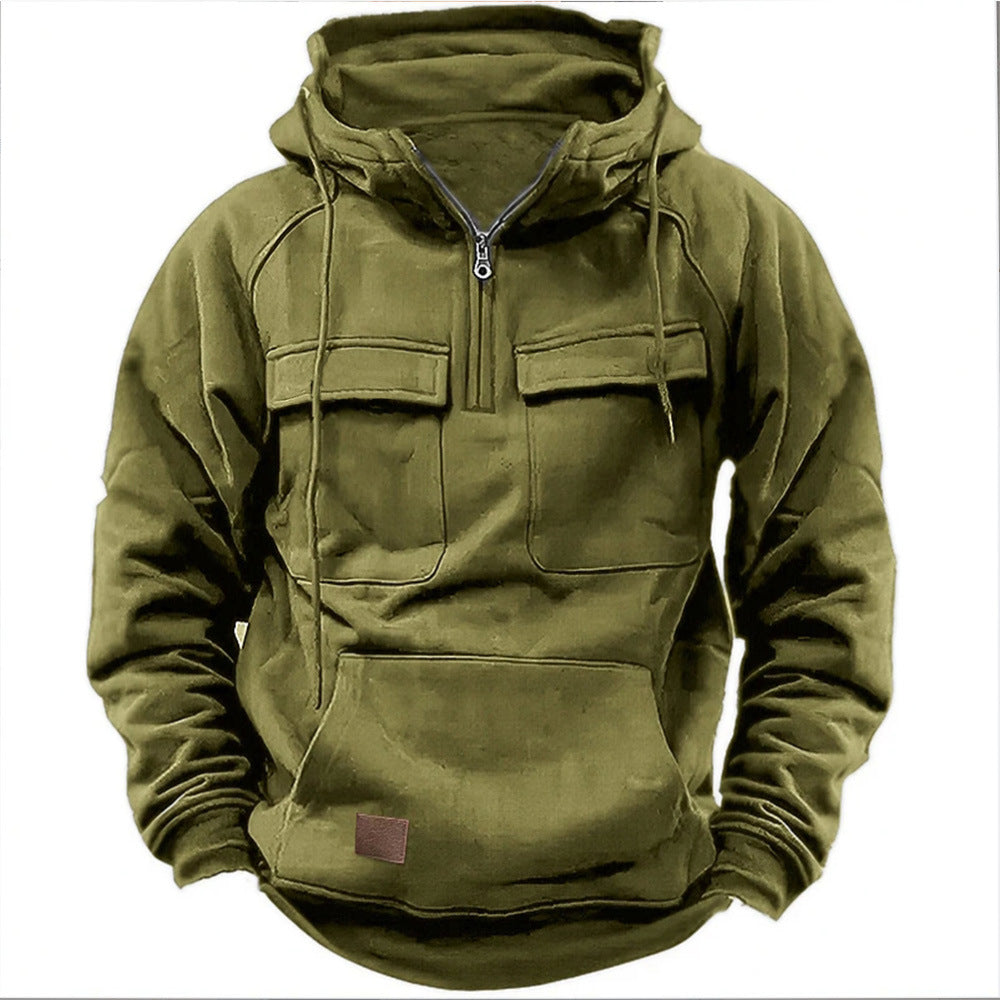 Hoodie - Kapuze mit Reißverschluss und Fronttaschen