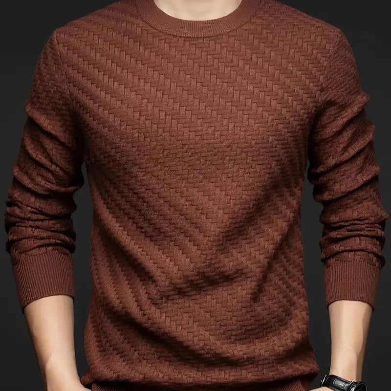 Pullover | Rundhals mit Strukturmuster