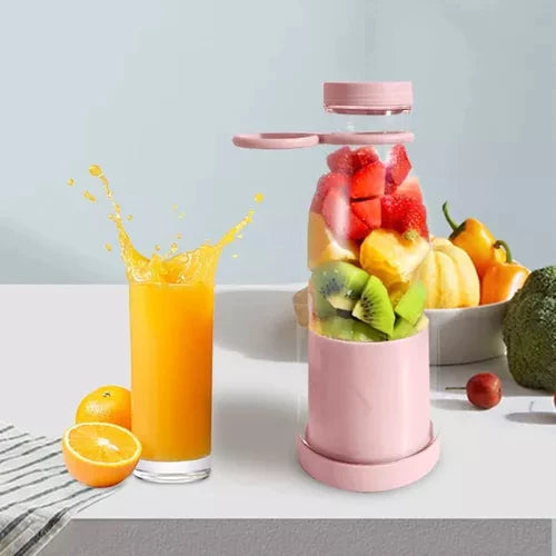 Tragbarer Smoothie Mixer | Kompakter Mixer Mit Fruchtbehälter Und Trinkverschluss