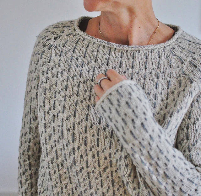 Pullover Mit Rundhalsausschnitt - Strickmuster