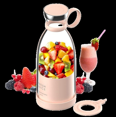 Tragbarer Smoothie Mixer | Kompakter Mixer Mit Fruchtbehälter Und Trinkverschluss