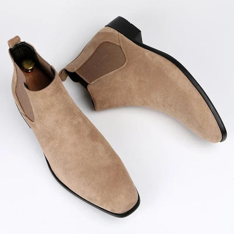 Stiefeletten Herren - Klassisch Schmal mit Seiteneinsatz