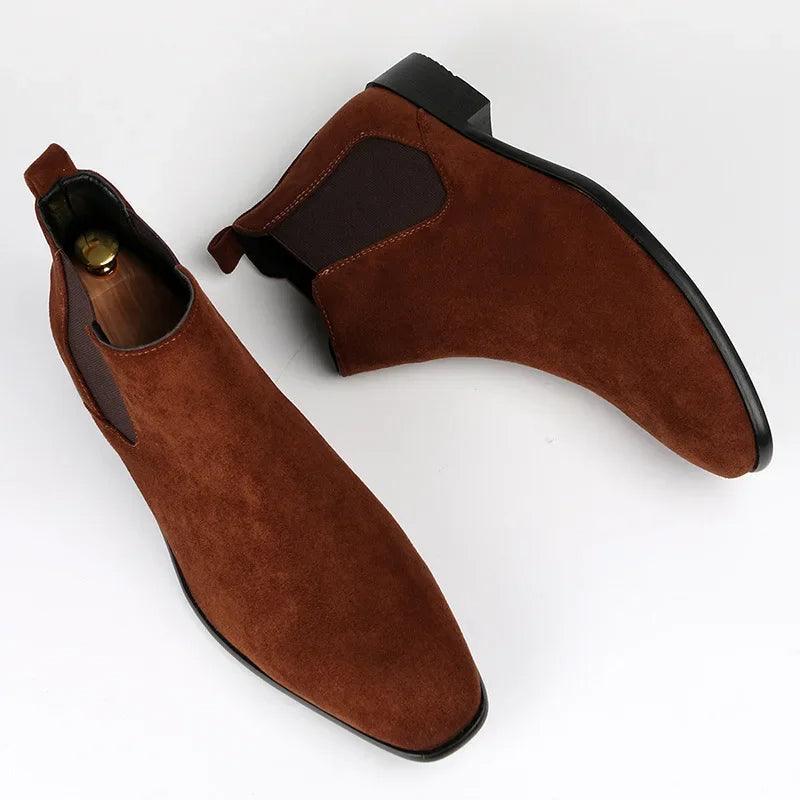 Stiefeletten Herren - Klassisch Schmal mit Seiteneinsatz