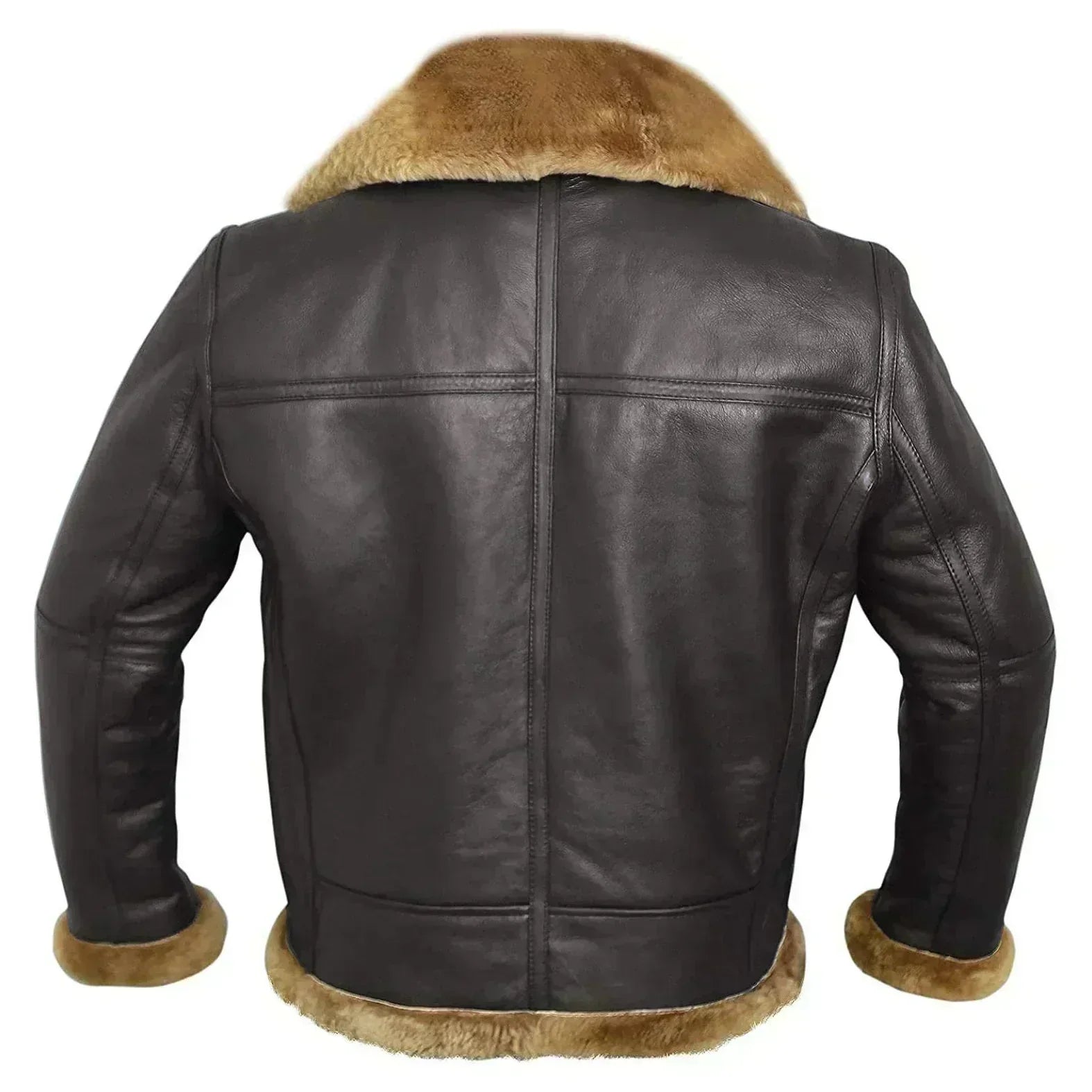 Winterjacke - Breiter Kragen und Reißverschluss
