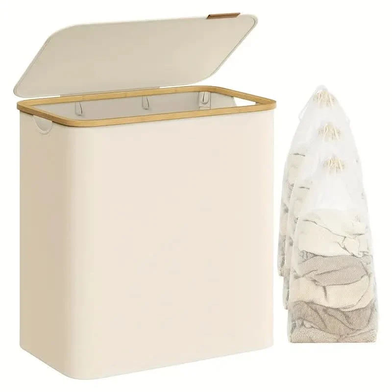 Wäschesammler 150L | 3 Fächer Für Ordnung Und Aufbewahrung