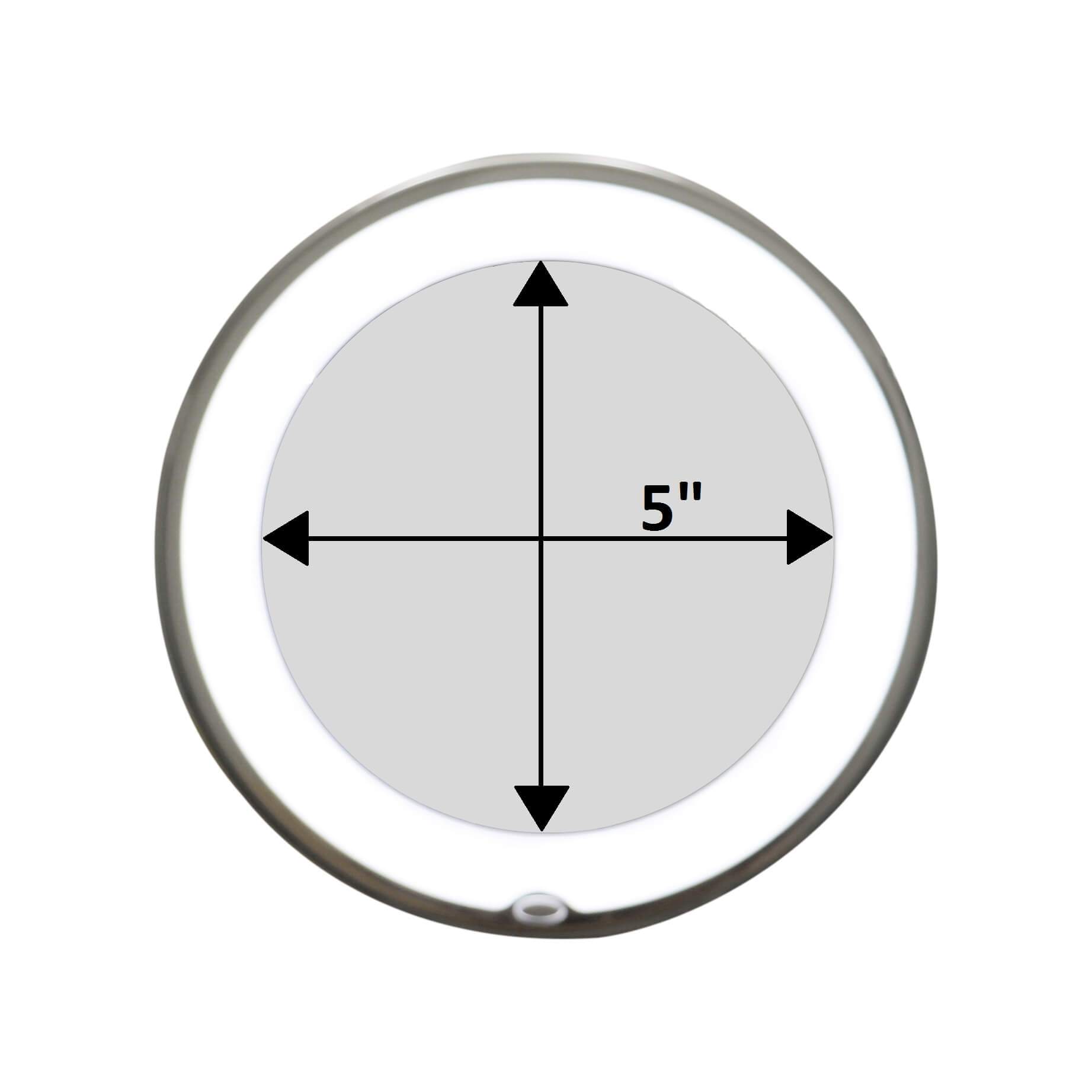 LED Vergrößerungsspiegel Schmink | Beleuchteter Kosmetikspiegel für das Bad