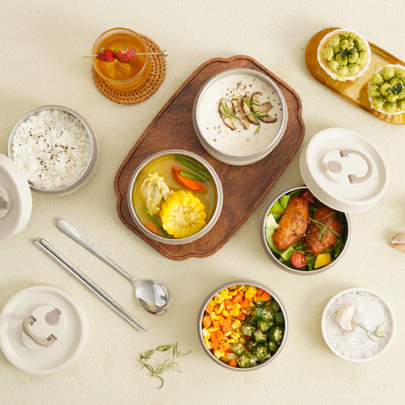 Thermo Lunchbox Isoliert | Auslaufsicher Mit Tragetasche