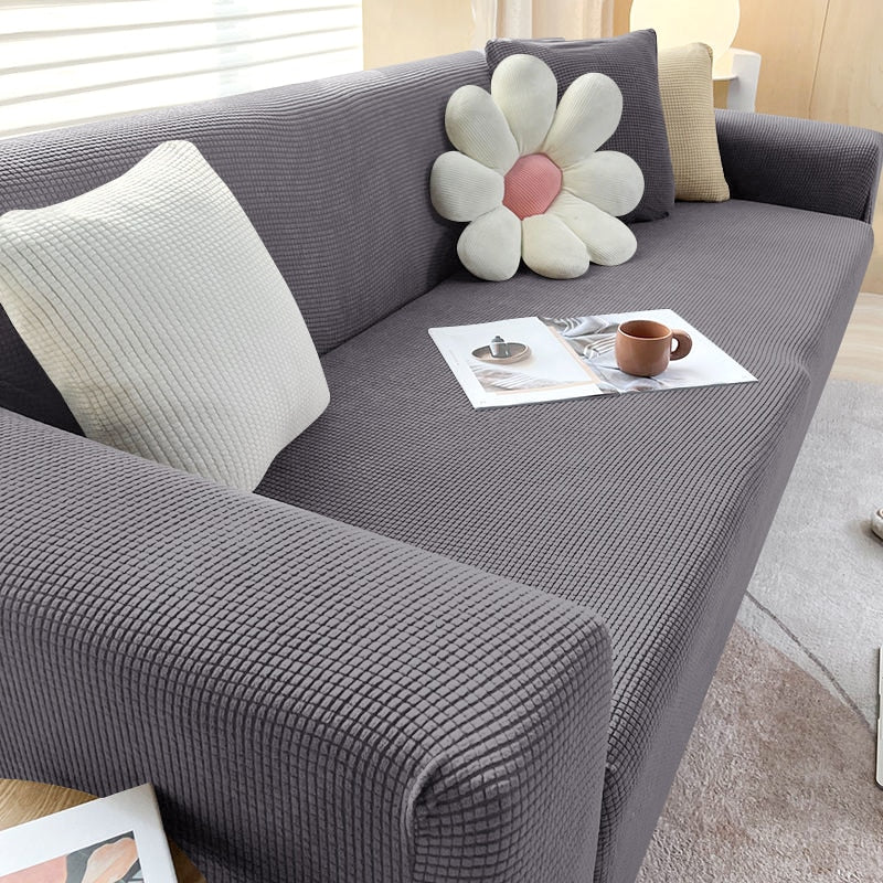 Stilvoller Sofahusse Stretch | Sofabezug Elastisch Rutschfest Waschbar