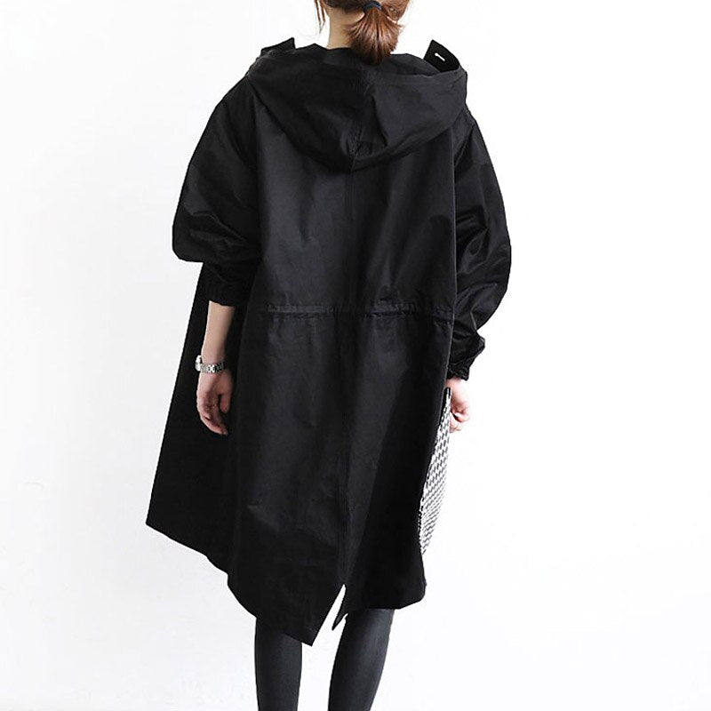 Trenchcoat - Weiter Schnitt mit Knopfleiste