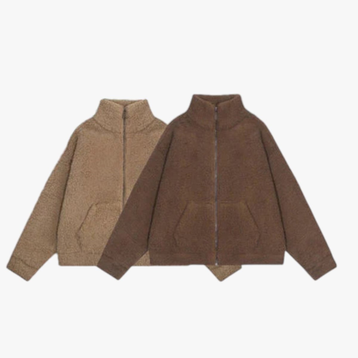 Jane - Plüsch - Teddy - Mantel für Damen - Modeir