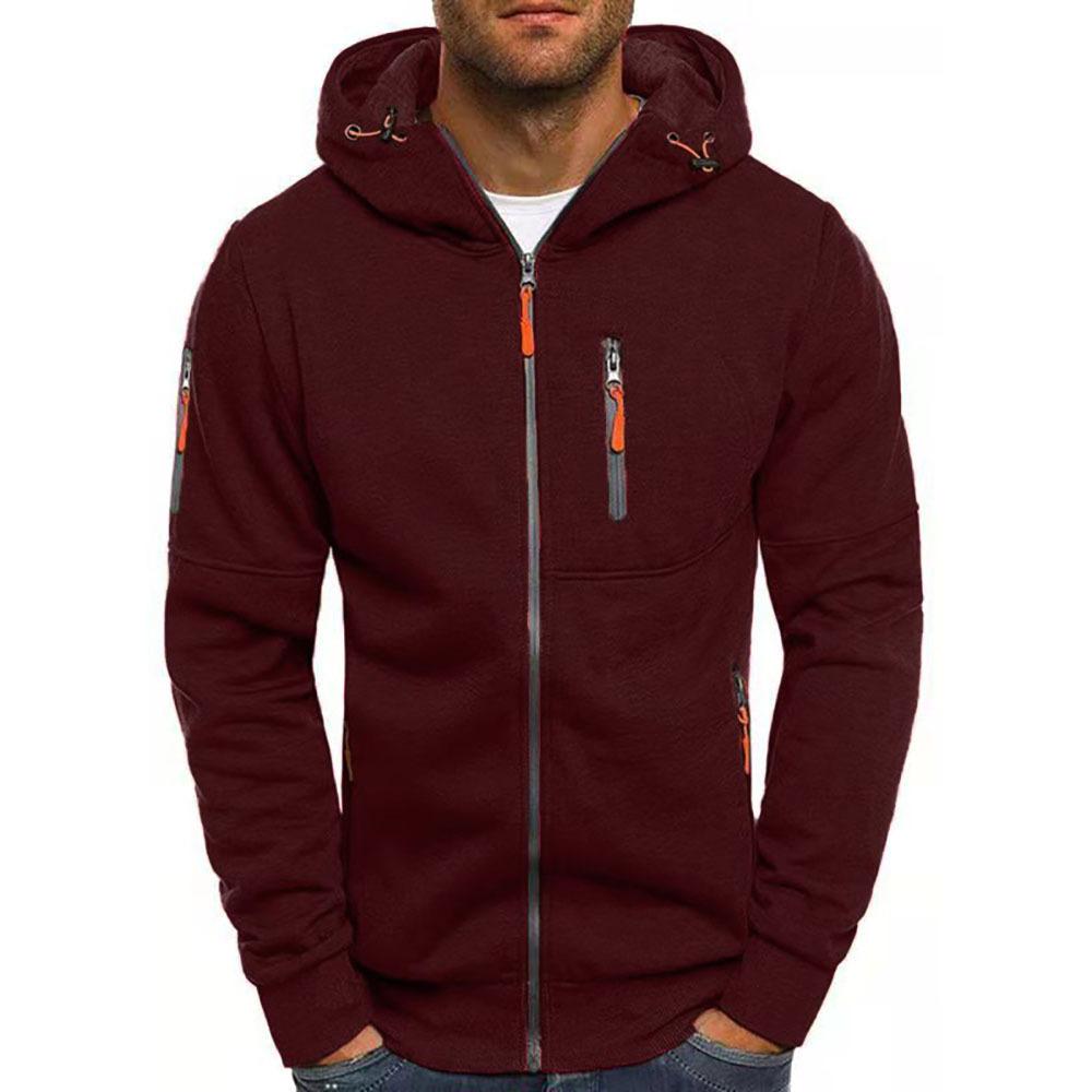 Kapuzensweatshirt Mit Reißverschluss - Sportlicher Hoodie Stil