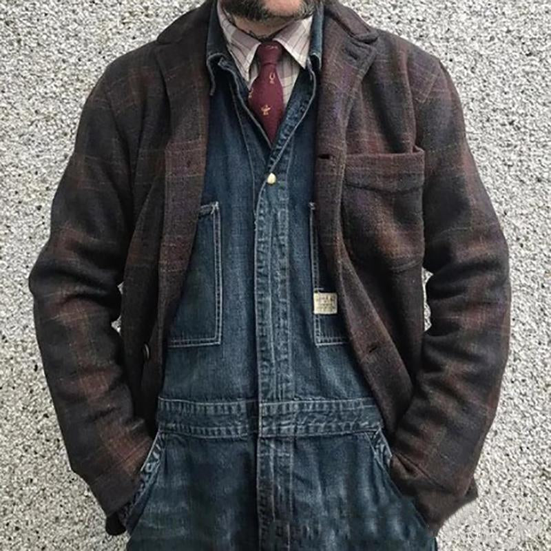 Winterjacke Herren | Lockerer Schnitt Mit Reverskragen